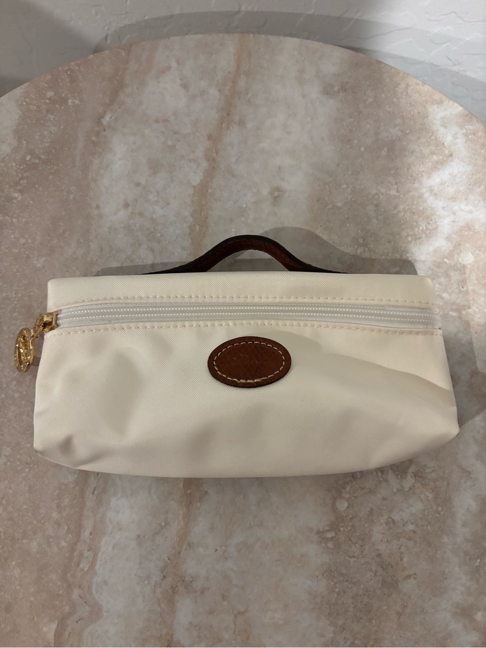 Longchamp Le Pliage mini vanity nylon cosmetic case/bag